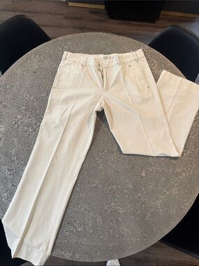 Women's Classic Cream Chino Pants